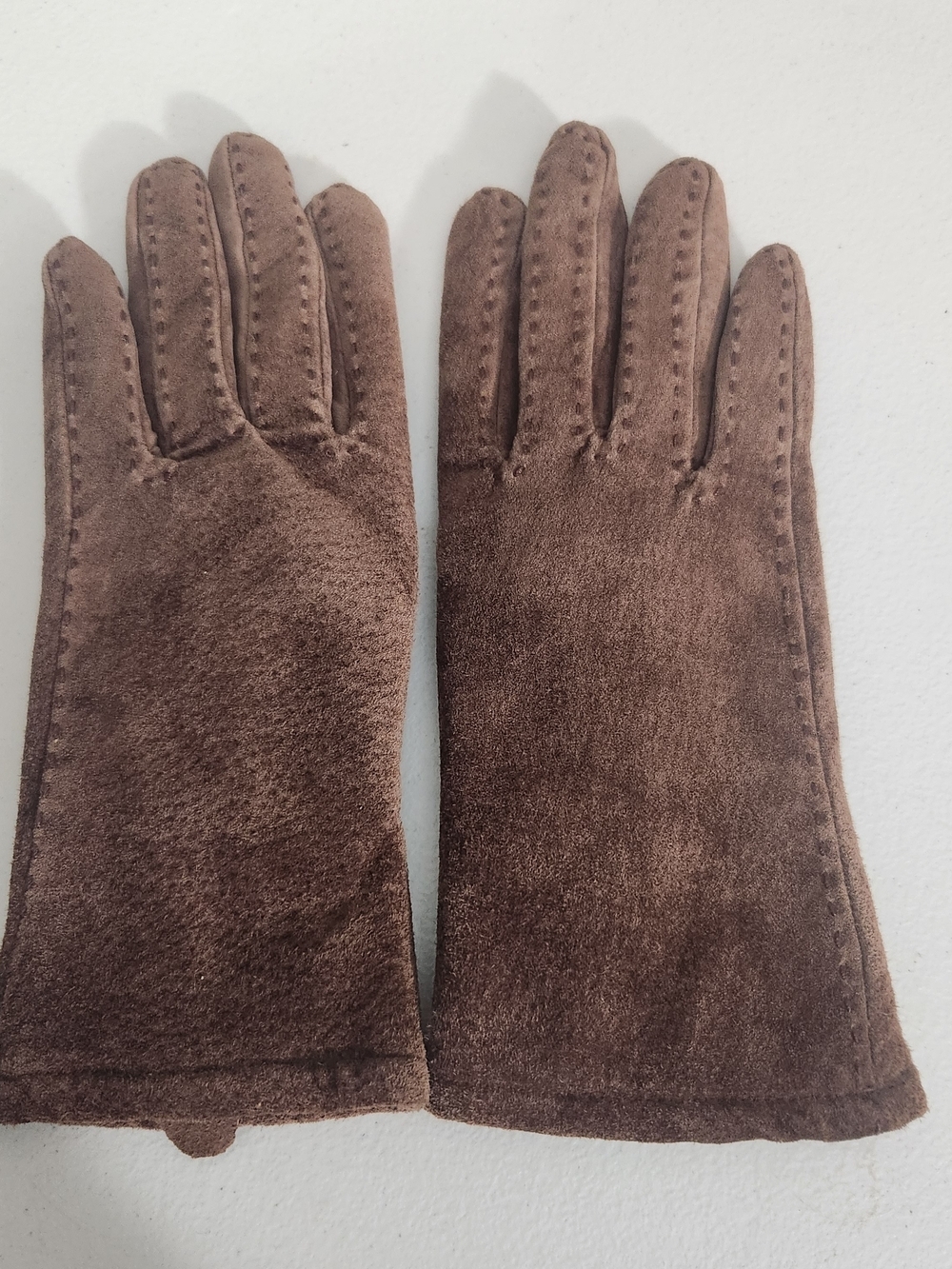 3M Thinsulate Brown Suede-Style Gloves
